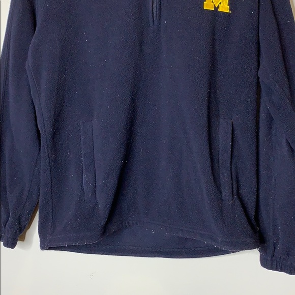 UNIVERSITY OF MICHIGAN FLEECE QUARTER ZIP - Picture 3 of 5